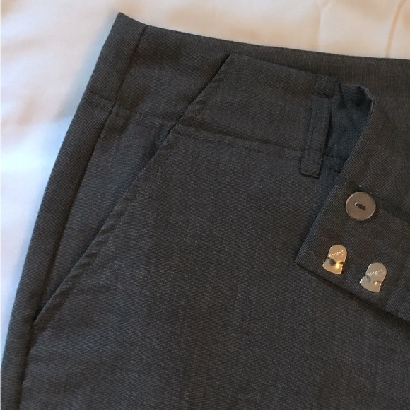 Women's "George" Dark Gray Dress Casual Flared Zip Pants; Size 16 - Picture 4 of 6